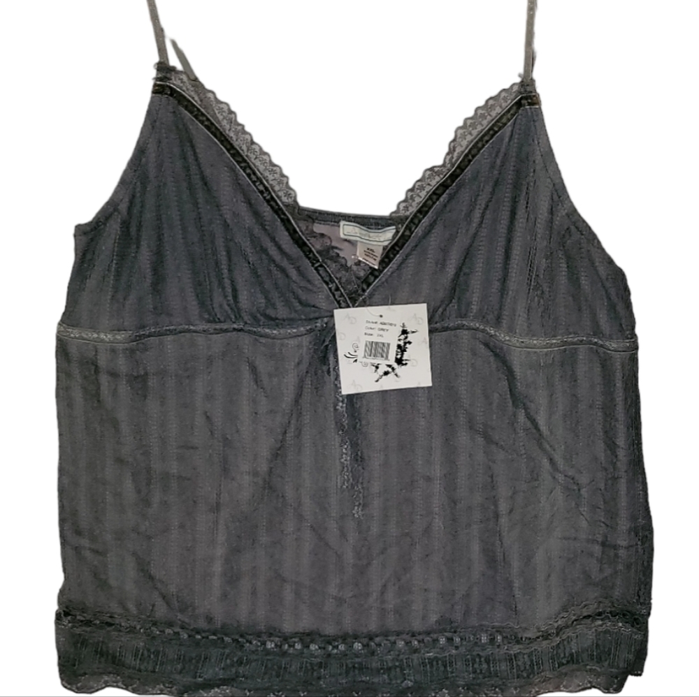 Adiktd Grey Tank Top, Size 2XL, 100%Cotton